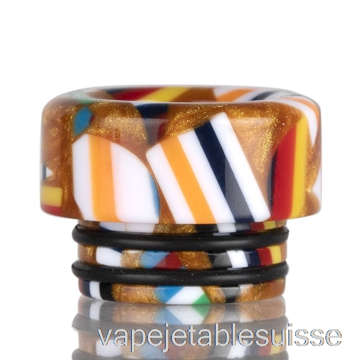 Vape Suisse 810 Shorty Drip Tip Mosaïque Orange